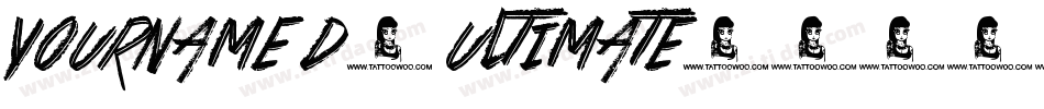 Yourname D7 Ultimate字体转换